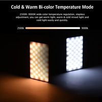 Lumière d'appoint LED rotative 6500K pour diffusion en direct mobile, vidéo, photo, éclairage de caméra, visioconférence et VLOG