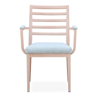 Nouvelles chaises de restaurant au design moderne, en métal, avec revêtement en tissu doux, aluminium de luxe, fauteuils de salon modernes, chaises de salle à manger