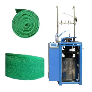 Fabrik günstigen Preis schöne Qualität automatische Scourer Stoff Strick maschine/Edelstahl SS Material Draht webmaschine