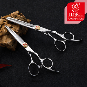De aleación de titanio de tornillo de pelo tijeras de corte profesional adelgazamiento tijeras Kit - Product Image 4
