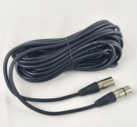 Noyau de cuivre XLR mâle à femelle câble amplificateur mélangeur câble 48V condensateur Microphone câble