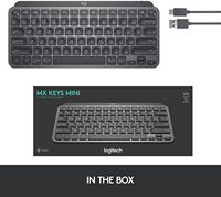Logitech MX Keys Mini untuk Mac Keyboard Nirkabel Minimalis dengan Lampu logitech Mx Keys Mini