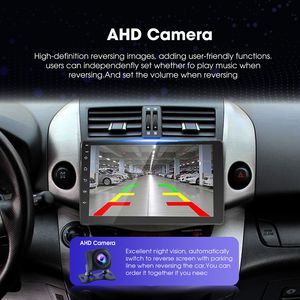 Autoradio vidéo Rhythm 9 pouces avec caméra de recul AHD, entrée auxiliaire, bouton au volant pour Toyota RAV4 2007-2012 - Product Image 4