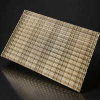 Panneau de verre tissé laminé trempé sur mesure, sécurité, intimité, diffusion de la lumière décorative pour cloison intérieure