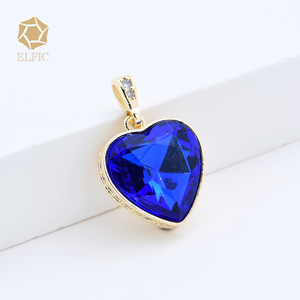 Accessori Religiosi Elfic, <span class=keywords><strong>Ciondolo</strong></span> a Forma di Cuore con Pietra Portafortuna, Charm Placcato Oro con <span class=keywords><strong>Margherita</strong></span>, <span class=keywords><strong>Ciondolo</strong></span> di San Giuda - Product Image 6