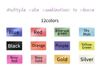 12 Pastel Dual Dot Tip Coloriage Adulte Double Tête Coloré Acrylique Peinture Marqueur Stylo Ensemble Avec Pointe Extra Fine