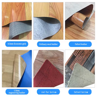 Revêtement de sol en vinyle de luxe, revêtement de sol en PVC, rouleau de linoléum, revêtement de sol en feuille, revêtement de sol en bois pour usage domestique