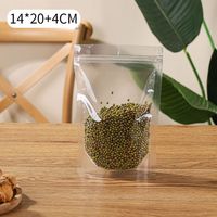 Sac cadeau artisanal givré portable à huit côtés, réutilisable, avec fermeture éclair, personnalisable, en aluminium laminé, pour spécialités, snacks, noix et produits bruts