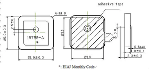 <span class=keywords><strong>Antenne</strong></span> diélectrique StrongFirst SDAE1575R7459 1575 MHz pour traceur GPS de <span class=keywords><strong>voiture</strong></span>, <span class=keywords><strong>antenne</strong></span> patch intégrée, certifiée ISO, garantie de 180 jours - Product Image 2