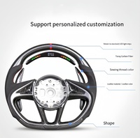 Volant de direction en fibre de carbone avec LED et palettes électroniques gauche et droite, adapté pour McLaren GT Senna 570/600