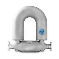 Sensor Aliran Massal Emerson Coriolis Flow Meter Micro Motion Elite CMF400M untuk Cairan dan Gas 6" DN150 Baja Tahan Karat 316L OEM