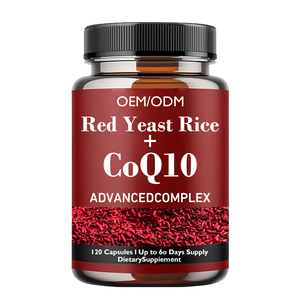 Corazón saludable <span class=keywords><strong>Colesterol</strong></span> Levadura roja <span class=keywords><strong>Arroz</strong></span> CoQ10 Extra Strength 1200 mg Cápsulas 120 Count Adulto para mujeres embarazadas Suplemento para - Product Image 1