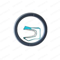 Joint d'étanchéité à ressort renforcé en U de 160 mm résistant aux hautes températures, modèle de joints à ressort pour arbres rotatifs haute pression