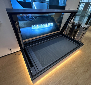 Op Maat Gemaakte Automatische Aluminium Top Opgehangen Dakraam Met Led Licht Regenbestendig Voor Dakkelderhuis - Product Image 3