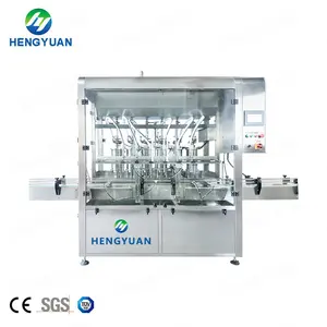 Machine de remplissage automatique de liquide | Équipement de remplissage linéaire Servo Moteur Entraînement Piston Cylindre Dosage Type Modèle HYPF-5000S