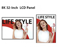 Écran LCD TFT 8K de 32 pouces LM315QU1-SSA2, résolution 7680*4320, pour machine publicitaire murale, vitrine de magasin, écran extérieur