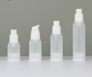 Espray <span class=keywords><strong>blanco</strong></span> esmerilado y bomba de loción, conjunto de cosméticos de gama alta, botella de sub-embalaje de 1, 2 y 3 oz, 15ml, 20ml, 30ml, 50ml - Product Image 1
