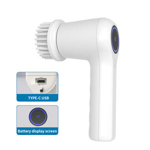 Cepillos de limpieza de depurador de energía inalámbricos eléctricos de doble velocidad a prueba de agua IPX7 para baldosas y bañeras - Product Image 2