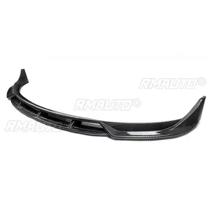 <b>Car</b> Front Bumper Lip <b>for</b> Tesla Model 3 Performance Style 2024 <b>Diffuser</b> Splitter Spoiler Protector Glossy Black Carbon Fiber Look - Product Image 6