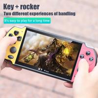Haute qualité X7Plus 5.1 pouces grand écran jeux portables rétro console de jeu vidéo rétro tv spielekonsole classique mini jeu