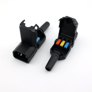 <span class=keywords><strong>Bloc</strong></span> de bornes IEC C13 C14 à connexion rapide, adaptateur d'alimentation 10A, <span class=keywords><strong>prise</strong></span> mâle-femelle, fixation en nylon et laiton, <span class=keywords><strong>prise</strong></span> réutilisable - Product Image 6