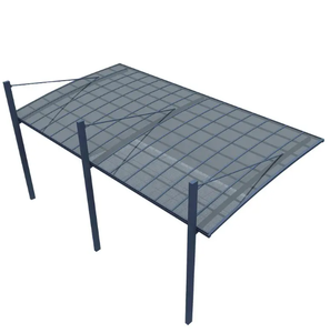 Solar Carport Structuur Voor Residentiële Parkeerplaats <span class=keywords><strong>Aluminium</strong></span> Zonne-Auto Veranda Met Parkeergarage Duurzame <span class=keywords><strong>Aluminium</strong></span> Profielen - Product Image 4