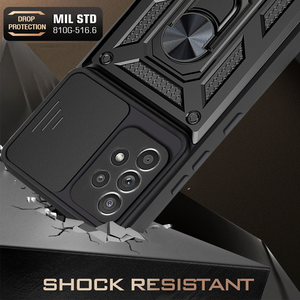 Étui à glissière pour objectif de caméra pour Xiaomi Redmi Note <span class=keywords><strong>11</strong></span> 10 9 8 11S Pro Max 9A 9C 9T Mi 12 12X F3 pare-chocs de qualité militaire couverture de bague d'armure - Product Image 3