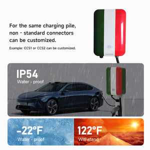 เครื่องชาร์จรถยนต์ไฟฟ้าแบบติดผนัง Eondrive 20KW ชาร์จเร็ว DC สำหรับรถยนต์รุ่นใหม่ รองรับ CHAdeMO CCS2 GBT มาตรฐาน IP54 รองรับ OCPP1.6 ระบายความร้อนด้วยอากาศ - Product Image 2