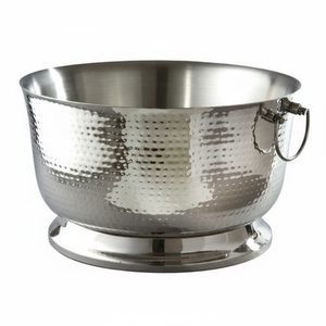 Pequeña bañera de metal compacta para fiestas interiores, noches de cóctel y arreglos informales de bebidas para cenas. - Product Image 1