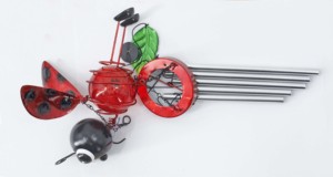 Carillon éolien moderne fait main en fer et aluminium, étanche, finition mate de luxe, 37 pouces, pour commémoration, mariage, décoration extérieure de <span class=keywords><strong>jardin</strong></span> - Product Image 6