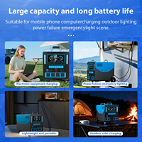Centrale électrique mobile LiFePO4 3500W sur roues 2920/4670/7250Wh, générateur solaire pour camping-car et usage domestique d'urgence