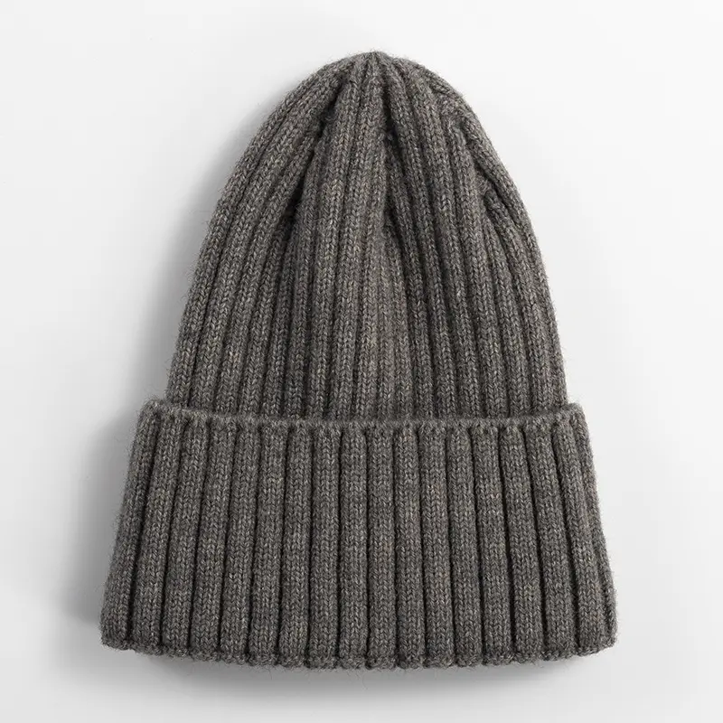 Fabbrica direttamente vendita inverno personalizzato Beanie cappelli Cashmere acrilico maglia Beanie