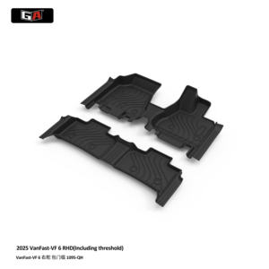 Tapis de sol de voiture 3D TPE ECO <span class=keywords><strong>GA</strong></span> pour le nouveau VinFast VF6 RHD 2025 – Tapis de sol de voiture faciles à nettoyer, sur mesure, accessoires automobiles - Product Image 2
