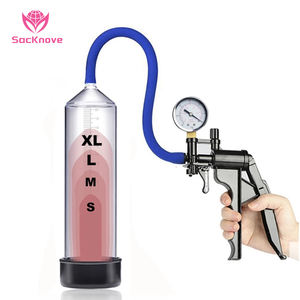 SacKnove, мужские товары для увеличения, тренажер, увеличение, секс-игрушки для взрослых, мужские насосы для пениса с рычагом для часов - Product Image 1