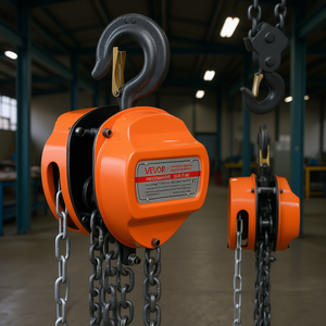 Polipasto Manual de Cadena de 2 Toneladas, Altura de Elevación de 6m, Operación Manual, Uso Industrial, Cadena de Acero Naranja - Product Image 2