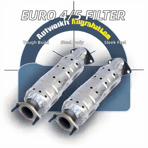 Convertisseur catalytique à trois voies en acier inoxydable de 1,2 mm d'épaisseur, finition lisse, marque Yueyang, Euro Quatre/Euro Cinq, traitement des gaz d'échappement - Product Image 3