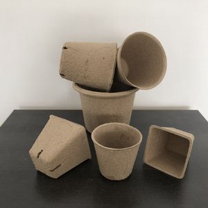 Kit de pots en papier biodégradables pour jardinage créatif, DIY, pour la plantation de fleurs printanières, pots de semis pour enfants, pots de germination pour jardin extérieur - Product Image 4