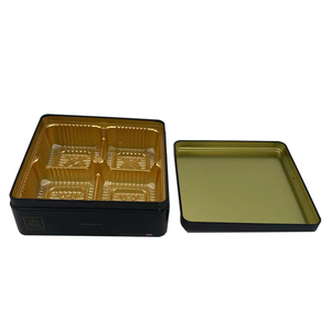 Quảng trường ngày <span class=keywords><strong>tins</strong></span> 15 cm chiều dài 5 cm chiều cao nhựa Divider cho nhai kẹo cao su bánh mì sữa bánh mì bé thực phẩm bánh hamburger tinplate kim loại - Product Image 4