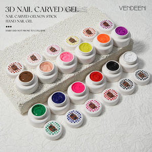 Антипригарный макарон в стиле 12 видов цветов с обычным узором, не смываемая кромка, с функцией микро-резьбы, для рисования, для ногтей - Product Image 2