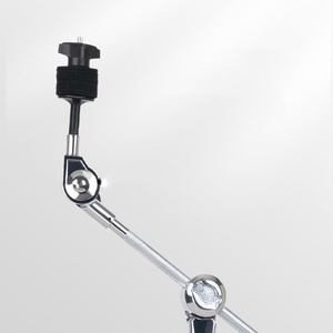 Accessoires d'Instruments de Musique Support de Cymbale de Batterie Hauteur et Angle Réglables avec Cymbale Droite - Product Image 5