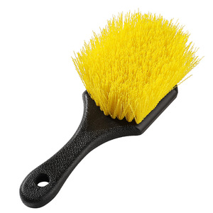 Lanbowang Car Tire Cleaning <b>Brush</b> Yellow Gray Plastic <b>Wheel</b> <b>Brush</b> For Deep Cleaning Rim And Tire Grooves - Product Image 2