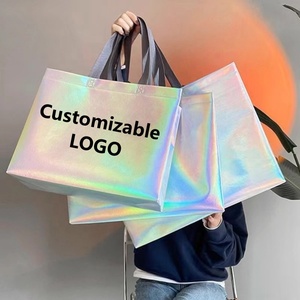 Bolsas de Compras Promocionales al por Mayor de Tela No Tejida con Diseño de Dibujos Animados, Bolsas de Regalo Personalizadas con Serigrafía de Color y Logotipo - Product Image 2