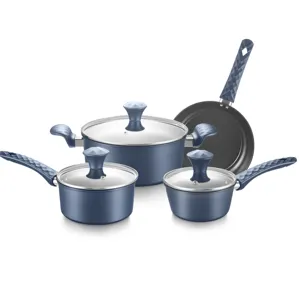 Nuovo Design set da 7 pezzi di utensili da cucina per zuppa antiaderente set di pentole per il latte