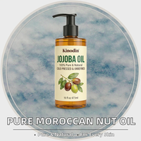 Minyak Jojoba Murni 100% Premium Maroko, Cold Pressed dari Biji, 473ml, untuk Diffuser Rumah, Perawatan Rambut, Perawatan Kulit, Aromaterapi, Pijat, Humidifier, 100%