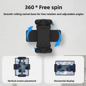 Nouveau <span class=keywords><strong>support</strong></span> mural rotatif à 360° pour téléphone portable, <span class=keywords><strong>tablette</strong></span>, sèche-cheveux et appareil d'apprentissage pour salle de bain - Product Image 2