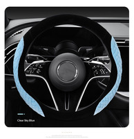 Housse de volant de voiture en peluche courte, neuve d'usine, pour l'hiver, chaude, antidérapante, universelle, YCY-T-028, originale