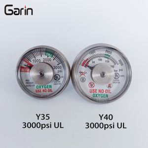 Factory Direct <strong>Sales</strong> Dial 40MM 3000PSI UL Approved Use No Oil Oxygen Pressure Gauge <strong>Barometer</strong> - Product Image 5
