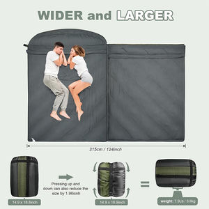 <span class=keywords><strong>Sac</strong></span> <span class=keywords><strong>de</strong></span> <span class=keywords><strong>couchage</strong></span> <span class=keywords><strong>double</strong></span> en polyester toutes saisons E-RIKE <span class=keywords><strong>pour</strong></span> famille, extra large, <span class=keywords><strong>pour</strong></span> le <span class=keywords><strong>camping</strong></span>, sacs <span class=keywords><strong>de</strong></span> <span class=keywords><strong>couchage</strong></span> <span class=keywords><strong>pour</strong></span> 2 personnes, <span class=keywords><strong>pour</strong></span> couple - Product Image 5