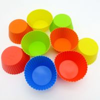 Nouveau produit à la mode, moules à Cupcake en Silicone antiadhésifs réutilisables et moins chers, tasses à muffins BHD sans BPA, faciles à nettoyer