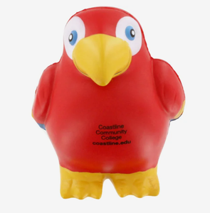 2025 Fabriek Promotionele Vos Vormige Custom Logo Papegaai Pu Stress Relievers Stress Speelgoed Stress Bal - Product Image 3